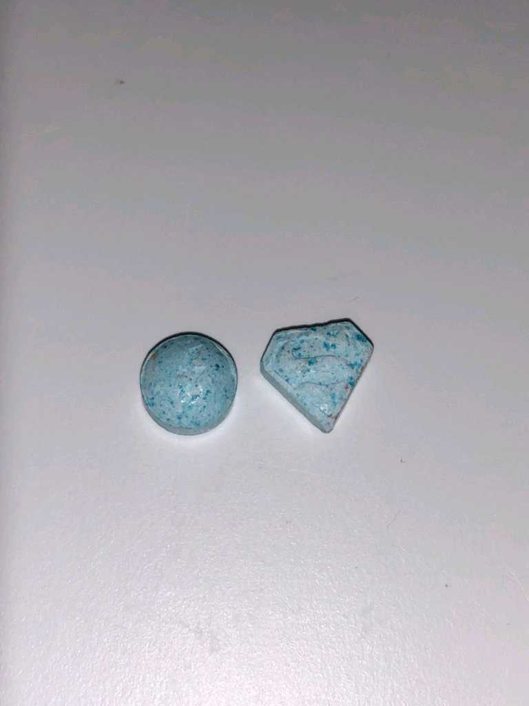 Testit Alert Two Different Blue Speckled Ecstasy Tablets Sourced In Abq Test As Amphetamines Dancesafe