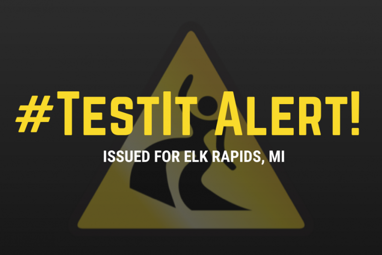 #TestIt Alert: White rectangular “bar” pill sold in Elk Rapids, MI as Xanax (alprazolam) but actually contains exclusively six different unidentified chemicals
