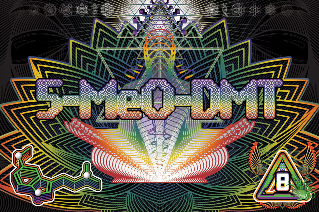 5-MeO-DMT, not to be confused with similarly-named DMT, is a powerful hallucinogenic substance that can either be synthesized or extracted from plants or animals like the Bufo Alvarius toad. 5 is known for inducing ego death states.