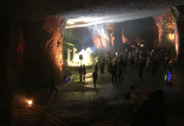 rave in a cave