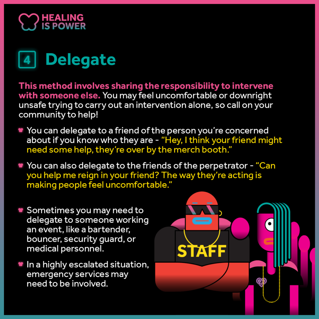Fourth tip: delegate tasks to other people to spread out the work.